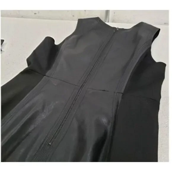 Bcbgmaxazria Layla Belted Faux Leather Mini Dress